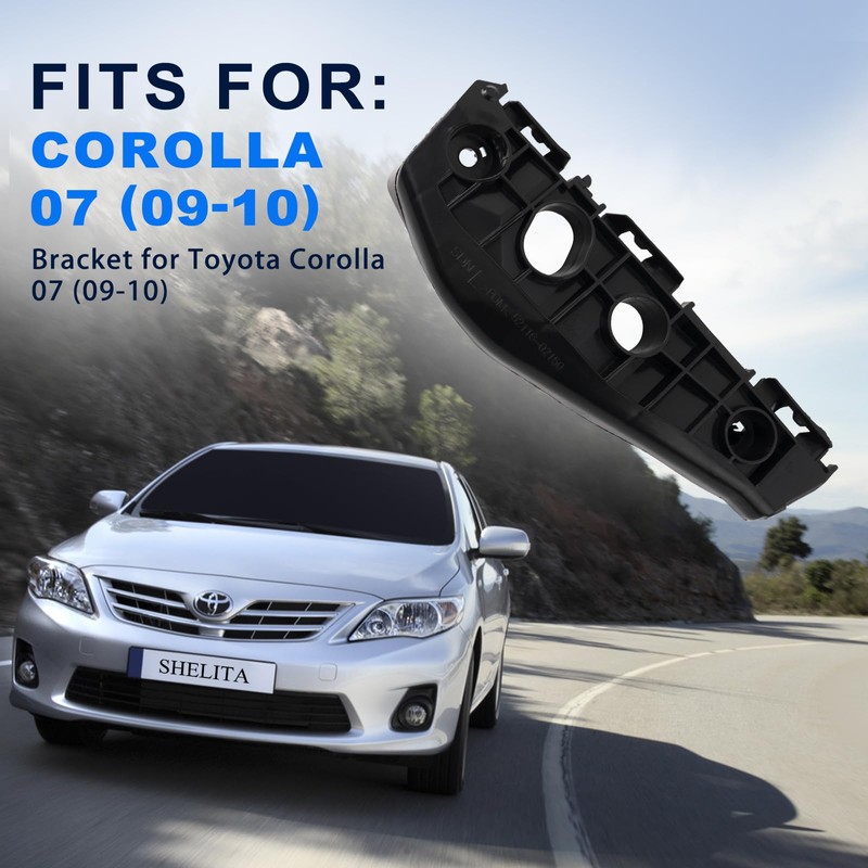 Shelita Front Bumper Cover Bumper Bracket Retainer Set for 2009-2010