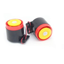 Active Piezo Buzzer 12V High Decibel Wired Electronic Alarm Sound Warning Horn for Vehicle Security System