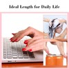 GlamRays 240 Pieces Short Half Cover Almond Nails & 240