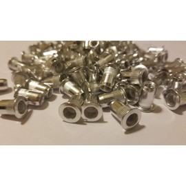 100 PCs 10-32 Aluminum Flange Nutserts Rivet Nut Rivnut
