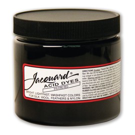 Jacquard Acid Dye for Wool, Silk and Other Protein Fibers, 8 Ounce Jar, Concentrated Powder, Fire Red 618
