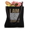 I Am Blessed Unstoppable Tote Bag
