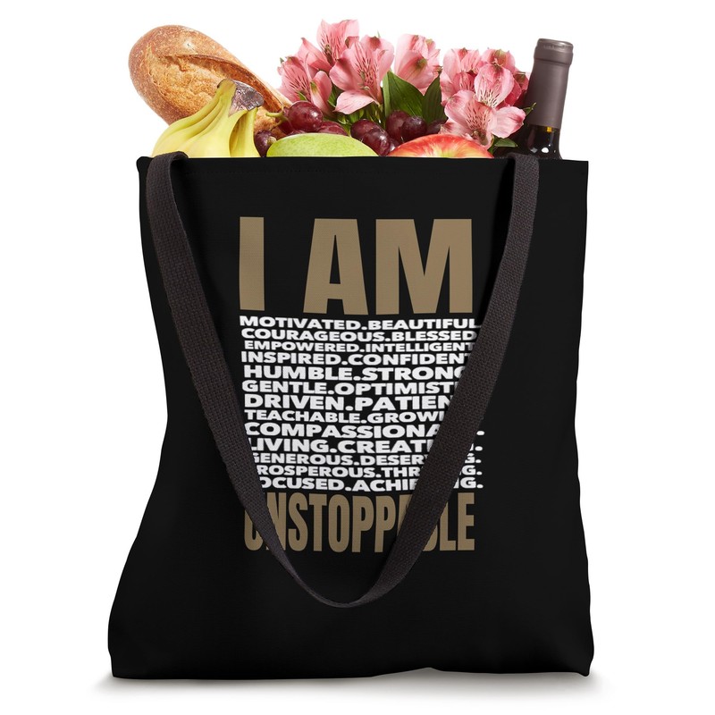 I Am Blessed Unstoppable Tote Bag