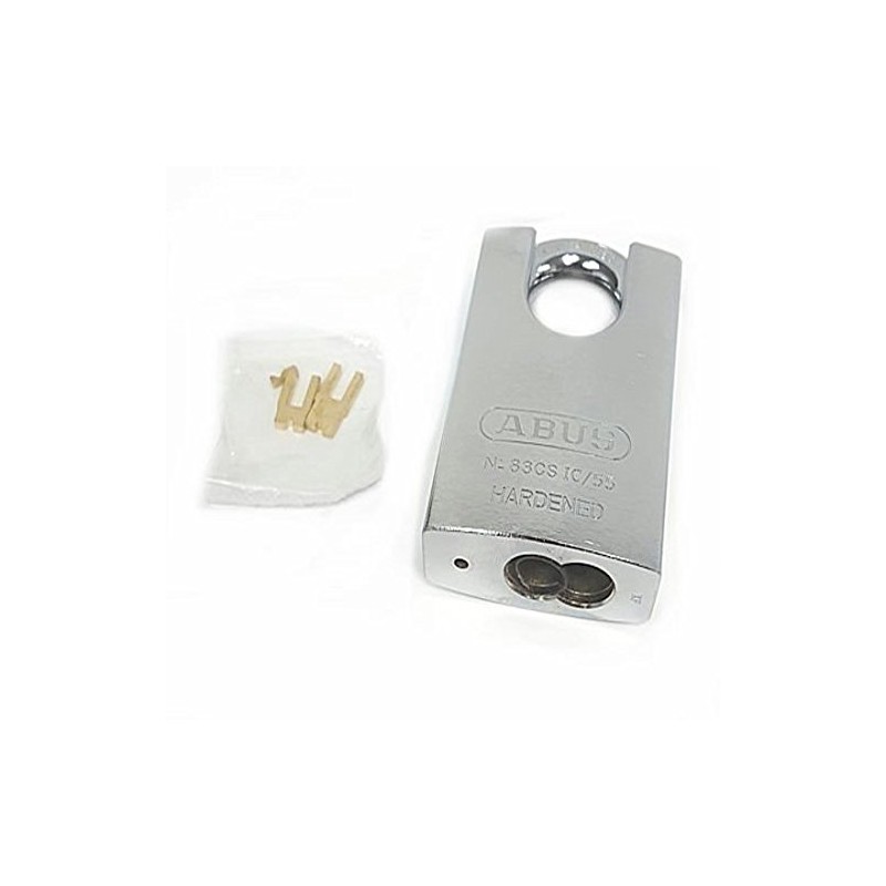 ABUS 83CS-IC/55 Small Format Rekeyable Chrome Plated Brass Padlock