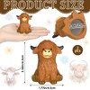 Honeydak 2 Pack Toilet Bolt Caps Decorative Highland Cow Toilet