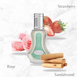 Al Rehab Lovely Eau de Parfum Spray for Unisex, 1.18 Ounce