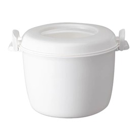 JWTIFOA Microwave Rice Cooker, 1.8 Quart/7 Cup Microwave Steamer for Vegetables, Micro Cookware Pot Food Container