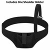 Adjustable Shoulder Holster – Black Underarm Holster with Retention Strap