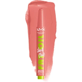 NYX Professional Makeup Fat Oil Slick Click, Brillo de Labios en Barra, Cuidado e Hidratación Hasta 12H, Brillo Intenso y Suavidad, Color Vibrante, Tono Story or Post, 2 g