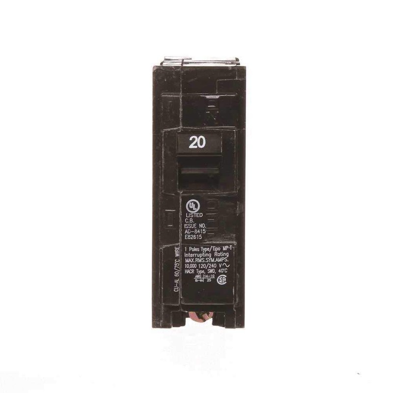 MURRAY MP120 20-Amp Single Pole Type MP-T Circuit Breaker