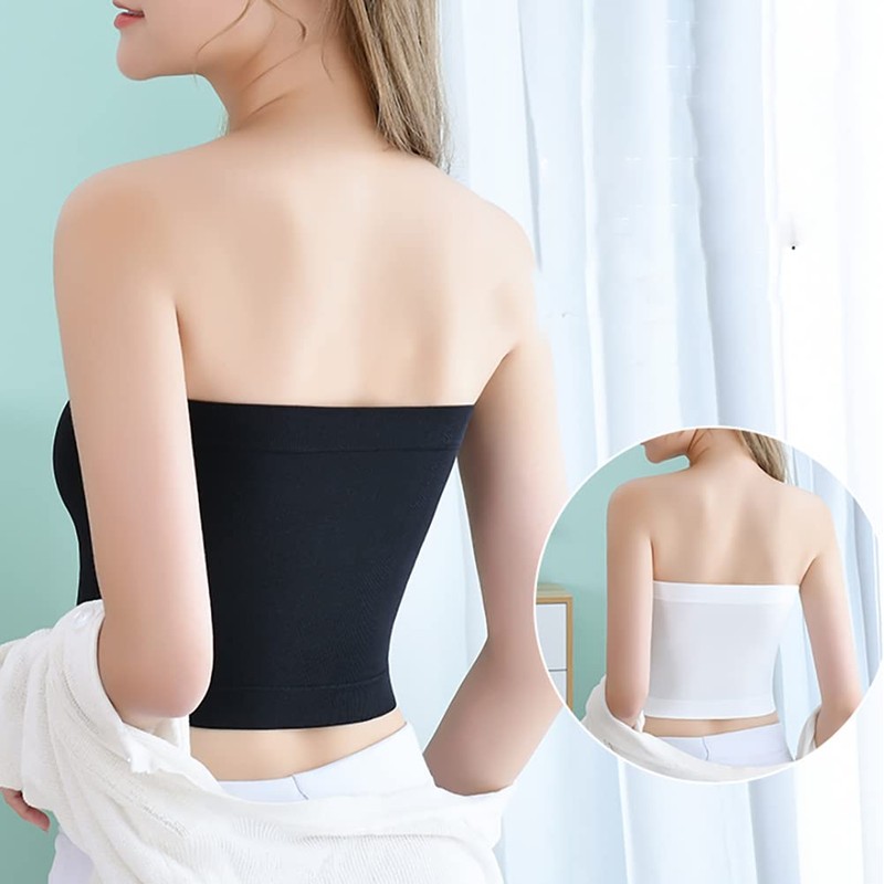 MeiLiZuRL Strapless Binder Women Lesbian Tomboy Elastic Flat Chest Compression