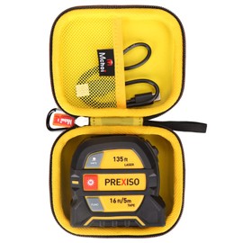 Mchoi Hard Carrying Case Fits for PREXISO 2-in-1 Laser Tape Measure,Digital Distance Meter, EVA Portable Storage Case Shockproof, Case Only