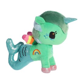 Aurora Enchanting Tokidoki Mermicorno Isla Stuffed Animal - Bright & Colorful Design - Showpiece Plush - Green 9.5 Inches