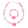 Teething Necklace Bracelet Silicone Flower Shape Design Elegant Exquisite Infant