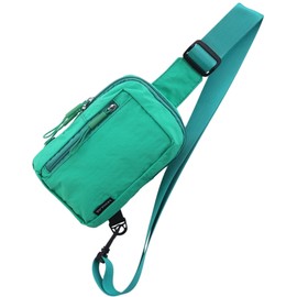 HAUMAUH Anti Theft Bag Small Phone Running-Women Man Men Sports Travel Gym Mini Daily Commute Festival Dog Walks Workout - Sling Crossbody Pouch (Green)