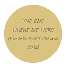 Covid Design by Lines Cutout Unfinished Wood Door Hanger Christmas Decor Holiday Ornament MDF Shape Canvas Style 2 Art 1 (5")