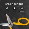 Miller KS-1 Yellow Fiber Optic Kevlar Scissors, Easily Portable Utility