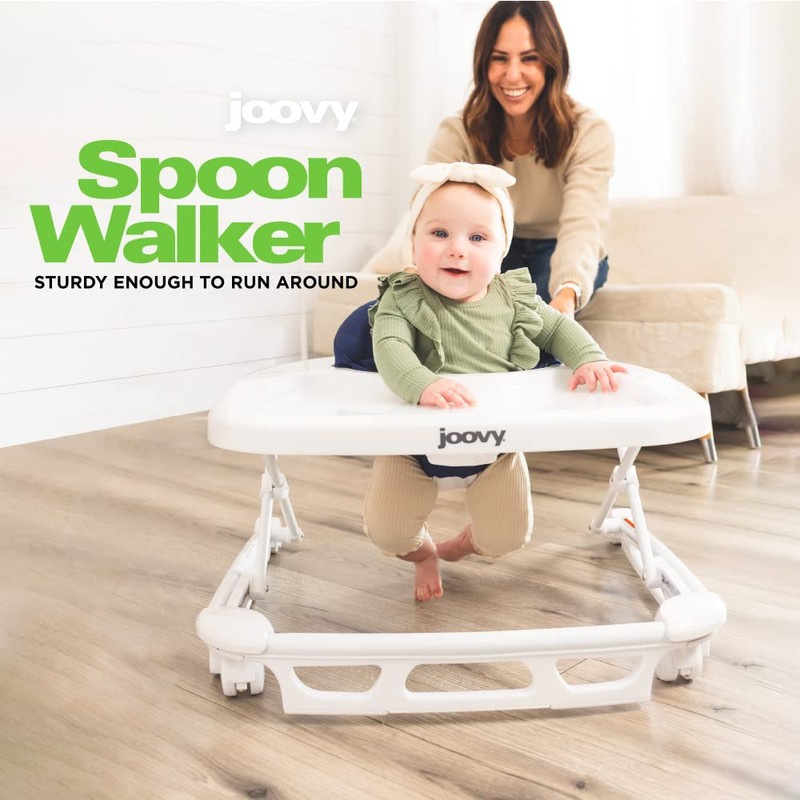 Joovy Spoon Baby Walker & Activity Center Featuring Three Adjustable