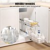 Happybuy 8.5"W x 21"D Pull Out Cabinet Organizer, Heavy Duty