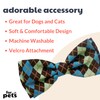 Huxley & Kent Bow Tie for Pets | Teal Argyle