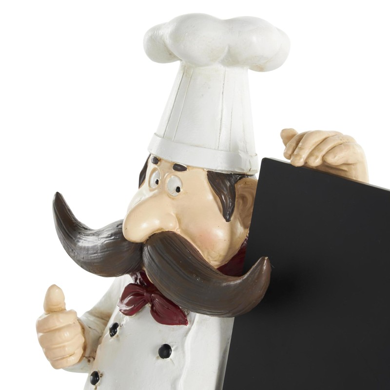Deco 79 Polystone Chef Decorative Sculpture Home Decor Statue with