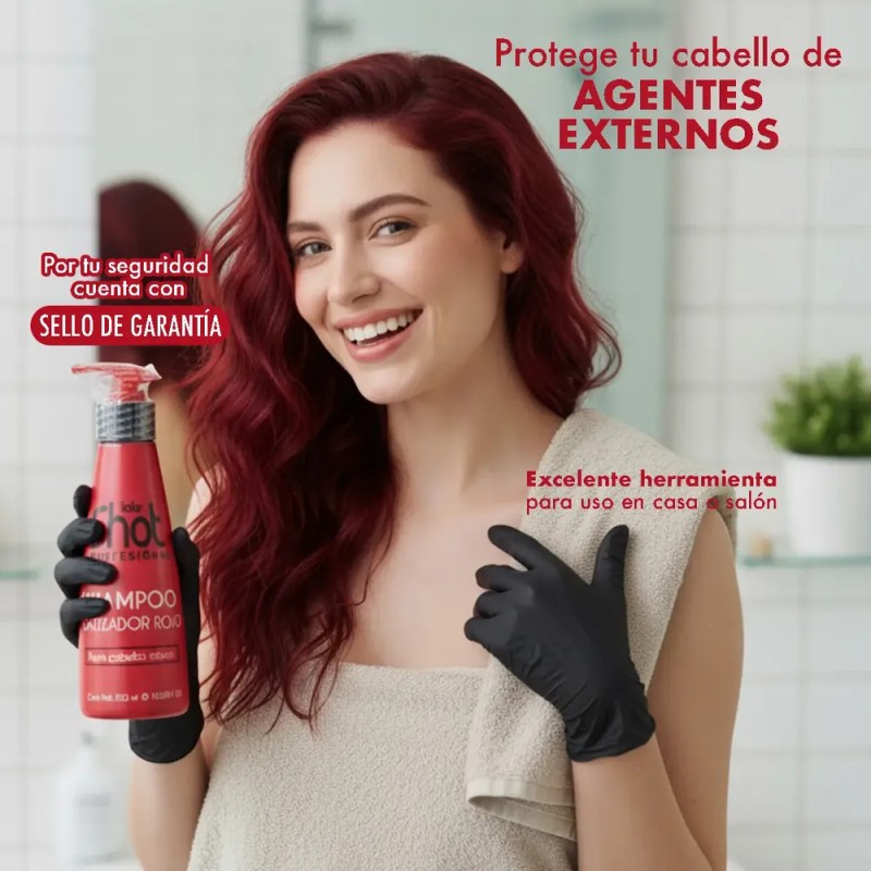 Shampoo Matizador Rojo Revive Tu Color Y Brillo