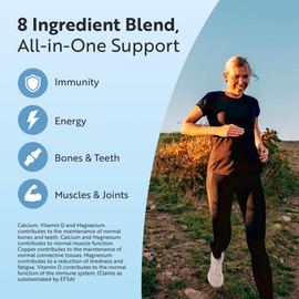Nutravita Calcium Magnesium & Zinc with Vitamin D D3 Copper Selenium Manganese and Boron Supplements for Men and Women - 180 High Strength Calcium Zinc and Magnesium Tablets - Made in the UK