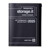 MARK'S 2024/2025 Pocket Diary A5 Vertical Storage It // Black: