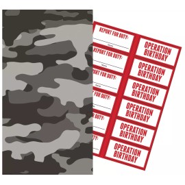 Creative Converting Camo Treat Bags Favor Bags Camouflage Loot Bags Decoration Boys Party Favor