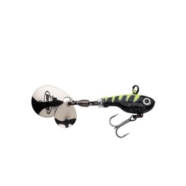 Berkley Pulse Spintail, Jig Lure with Spinner Blade & Berkley Fusion Treble Hook - Long Casting Hard Bait for Perch, Trout, Pike, Unisex,Jailbird, 21g | 75mm