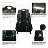 Joystick Gamepad Green Backpack 3rd 4th 5th Grade School Bookbags
