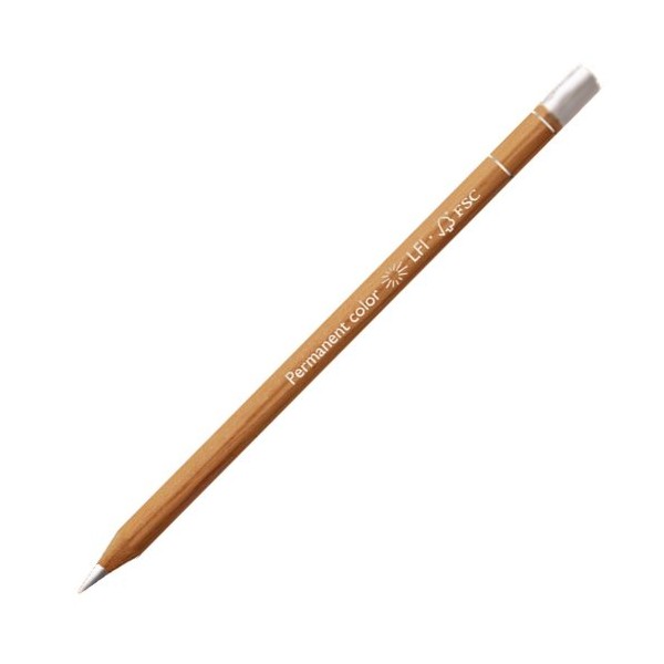 Caran Dache: Luminance Pencil Colour: White.