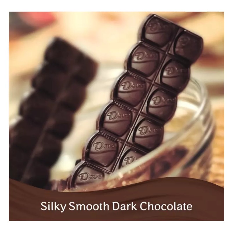 Dove Dark Chocolate Singles Size Candy Bar 1.44-Ounce Bar 18-Count