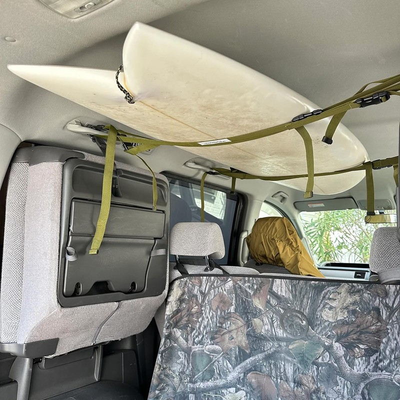 BEACHED DAYS Hanging Belt Cover, Beach Days, Car Surfboard Rack,