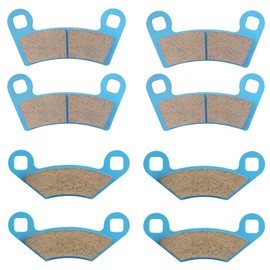 Juego de pastillas de freno de cerámica delanteras y traseras para Polaris RZR 2008-2014 800, 2012-2019 570, 2009-2014 S 800, 4 juegos de pastillas de freno delanteras y traseras