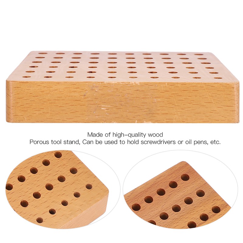 Wood Tools Stand for Screwdriver Punches Tool Storage Holding Organiser