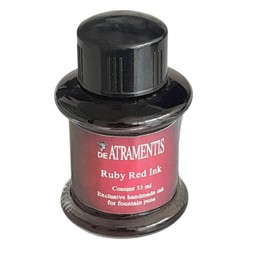 Ruby Red Premium Fountain Pen Bottled Ink by De Atramentis