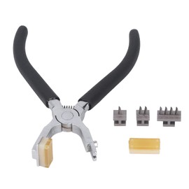 Hole Plier Silent Leather Hole Punch Stitching Hand Plier Leather Craft Tool for Belts, Purses, Watch Bands