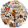 Cute Animal Stickers, 100Pcs Water Bottle Stickers, Waterproof Vinyl autocollant