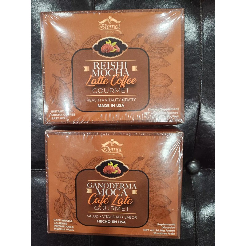 ETERNAL 2 ETERNAL REISHI MOCHA LATTE COFFEE GOURMET INSTANT COFFEE