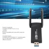 USB WiFi 6 Adapter 1800Mbps 2.4G 5G Dual Band Wireless
