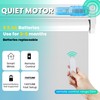 Allesin Motorized Roller Blinds with Remote Control for Windows, Blackout