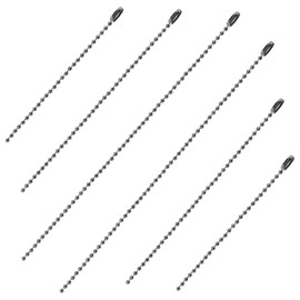 Blue Donuts Ceiling Fan Pull Chain Extender 3.2mm Diameter Chrome Chain Extension, Pack of 6 â€“ Two 12 Inch, Two 24 Inch, Two 36 Inch, Metal, Silver