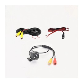 Camera Dash Cam Universal 4LED 8LED 12 LED Night Vision Reversing Automatic Parking Monitor Waterproof Camera Car Rear View Camera Car Reversing Camera(4LED)