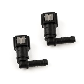 LST 2x Schnellverschluss Kraftstoffleitung Schlauchkupplung L-Stück 6,3x6mm