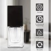 2Pcs 30ML/1oz Empty Square Clear Glass Lotion Pump Bottles with