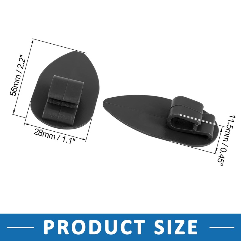 A ABSOPRO Pack of 10 Car Floor Mat Attachment Clips