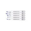 neoLab Stainless Steel Disposable Scalpels with Polyamide Handle, Sterile, Silver,