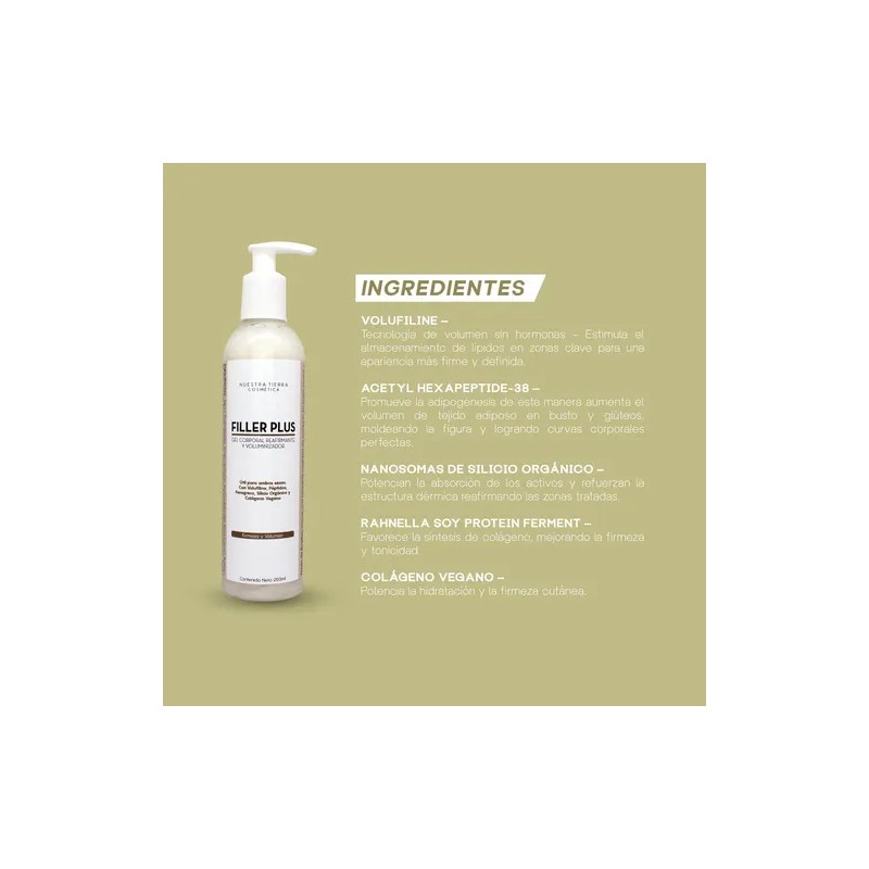 Voluminizador Filler Plus Aumento De Busto Y Glúteos