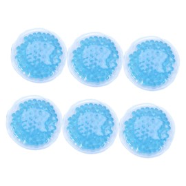Outanaya 6pcs Multipurpose Therapy Pad Reusable Ice Pack Hot Cold Compress for Beauty Treatment